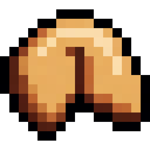 Fortune Cookie — a Minecraft Item (2D) made with resourcepack.ai