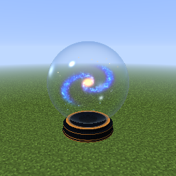 Spiral Galaxy Globe — a Minecraft Shader made with resourcepack.ai