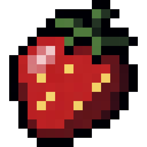 Strawberry — a Minecraft Item (2D) made with resourcepack.ai