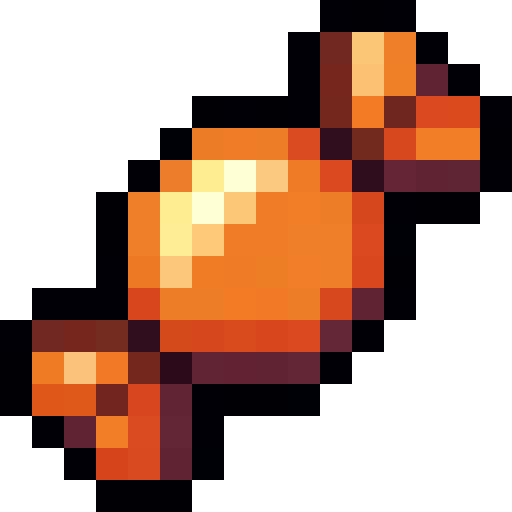 Orange Halloween Treat — a Minecraft Item (2D) made with resourcepack.ai