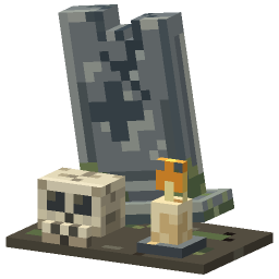 Spooky Gravestone — a Minecraft Model made with resourcepack.ai