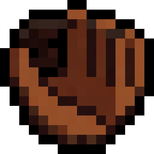 Baseball Glove — a Minecraft Item (2D) made with resourcepack.ai