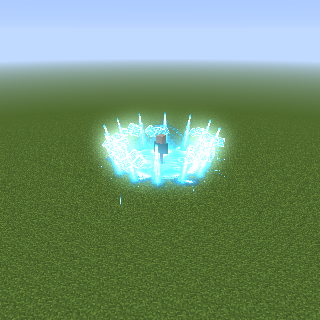 Frost Nova — a Minecraft VFX made with resourcepack.ai