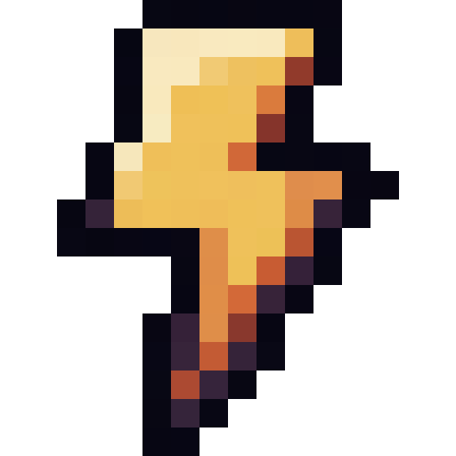 Lightning Bolt — a Minecraft Item (2D) made with resourcepack.ai