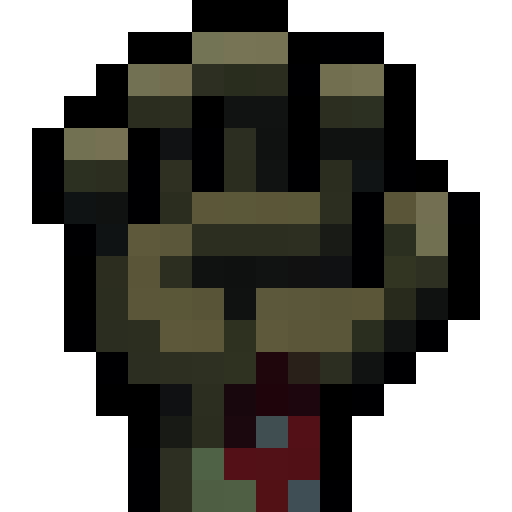 Zombie Hand — a Minecraft Item (2D) made with resourcepack.ai