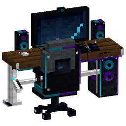 Gaming setup — a Minecraft Model made with resourcepack.ai