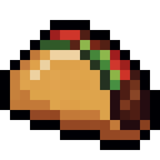Taco — a Minecraft Item (2D) made with resourcepack.ai