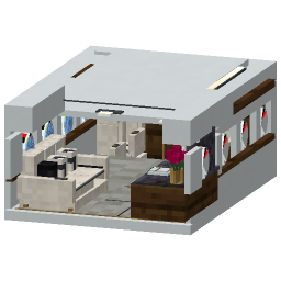Private Jet Interior — a modern Minecraft Model made with resourcepack.ai