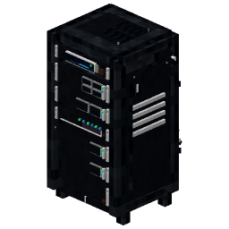 Server Rack Tower — a black Minecraft Model made with resourcepack.ai