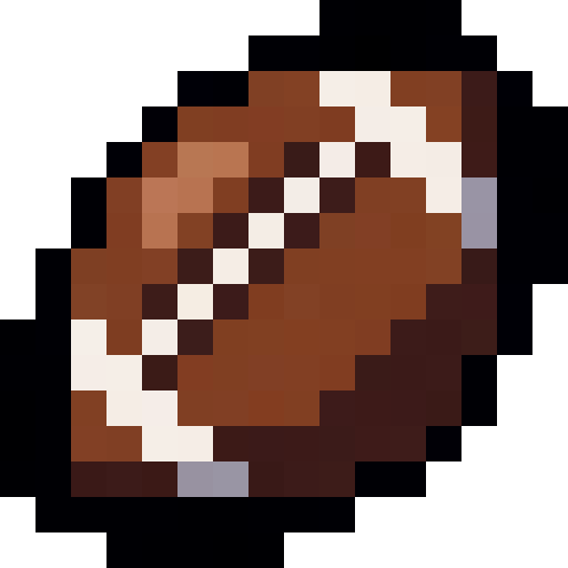American Football — a Minecraft Item (2D) made with resourcepack.ai