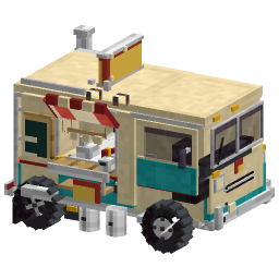 Street Food Truck — a urban Minecraft Model made with resourcepack.ai