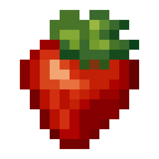 Red Strawberry — a Minecraft Item made with resourcepack.ai