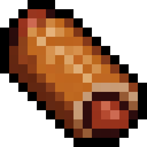 Sausage Roll — a Minecraft Item (2D) made with resourcepack.ai