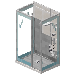 Walk In Shower — a Minecraft Model made with resourcepack.ai