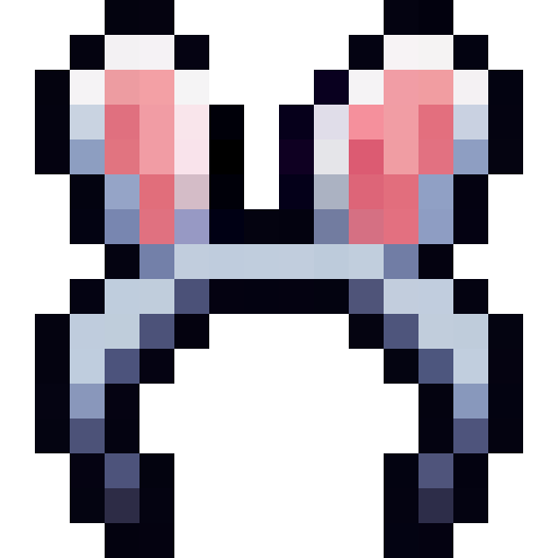 Bunny Ears Headband — a Minecraft Item (2D) made with resourcepack.ai