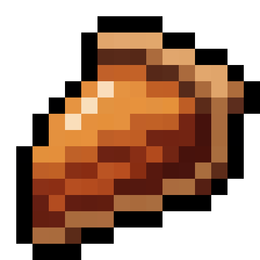 Apple Pie Slice — a Minecraft Item (2D) made with resourcepack.ai