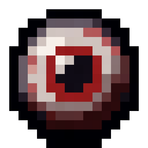 Creepy Eyeball — a Minecraft Item (2D) made with resourcepack.ai