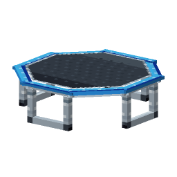 Blue Trampoline — a Minecraft Model made with resourcepack.ai