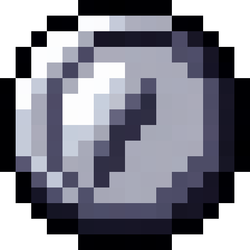 Silver Coin — a Minecraft Item (2D) made with resourcepack.ai