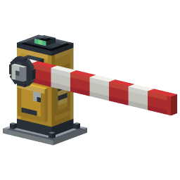 Parking Barrier — a Minecraft Model made with resourcepack.ai
