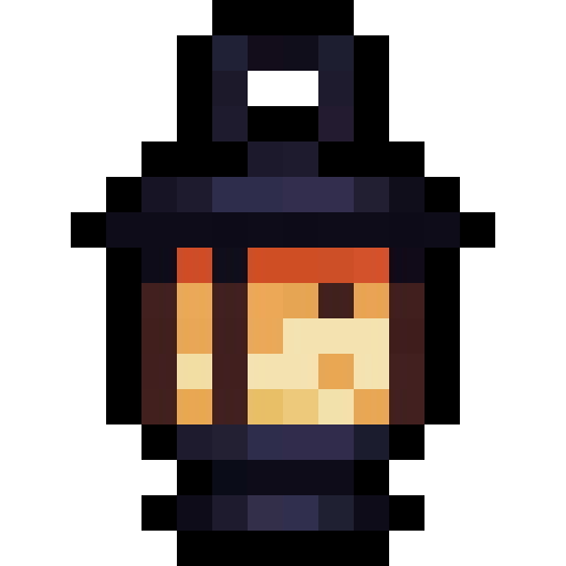 Haunted Lantern — a Minecraft Item (2D) made with resourcepack.ai