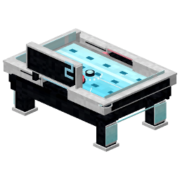 Futuristic Air Hockey Table — a Minecraft Model made with resourcepack.ai