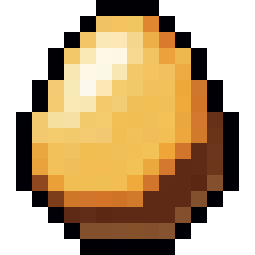 Triwizard Golden Egg — a Minecraft Item (2D) made with resourcepack.ai