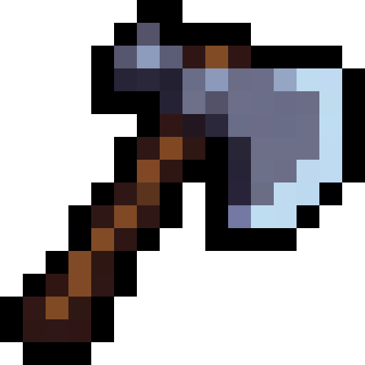 Battle Axe — a Minecraft Item (2D) made with resourcepack.ai