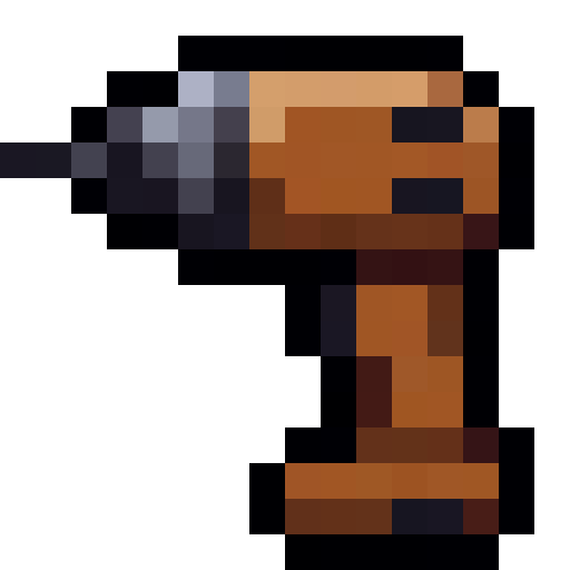 Handheld Drill — a Minecraft Item (2D) made with resourcepack.ai