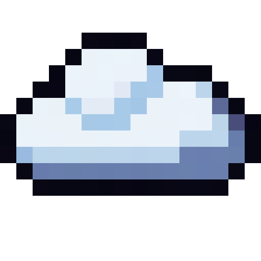 Pixel Cloud — a Minecraft Item (2D) made with resourcepack.ai