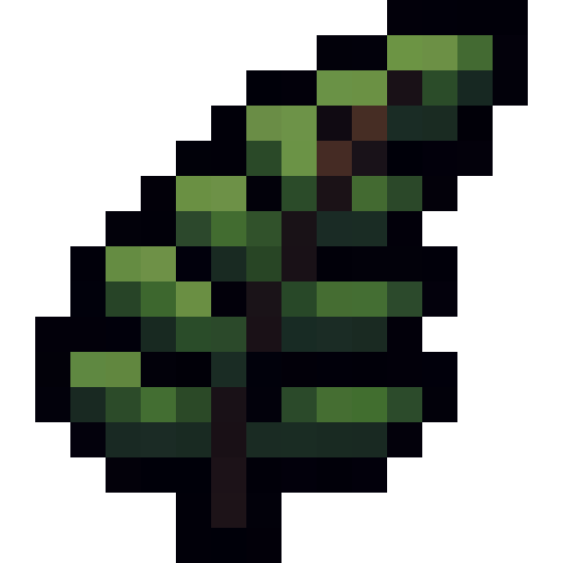 Green Fern — a Minecraft Item (2D) made with resourcepack.ai