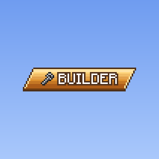 Builder Rank Tag — a Minecraft Rank tag made with resourcepack.ai