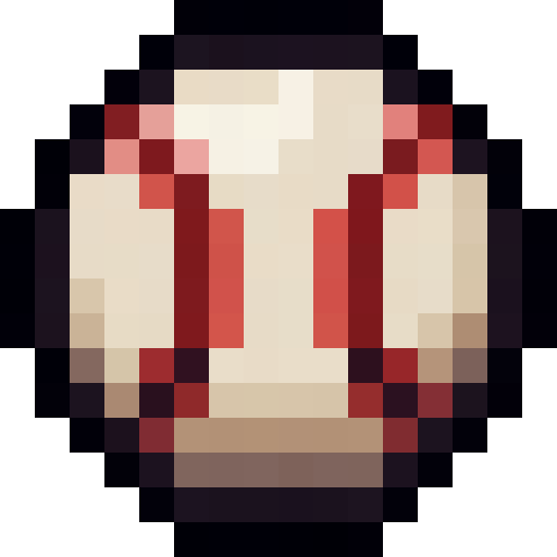 Baseball — a Minecraft Item (2D) made with resourcepack.ai