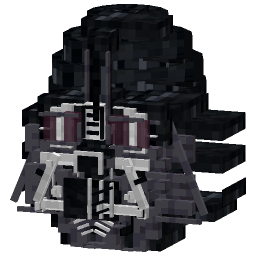 Darth Vader Helmet — a black Minecraft Model made with resourcepack.ai