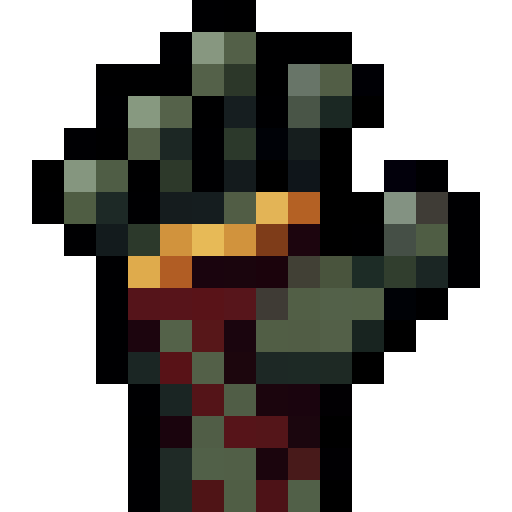 Zombie Hand — a Minecraft Item (2D) made with resourcepack.ai