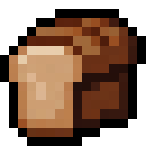 Rustic Bread Loaf — a Minecraft Item (2D) made with resourcepack.ai