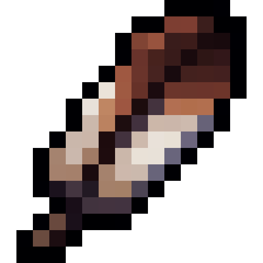 Gray Feather — a Minecraft Item (2D) made with resourcepack.ai