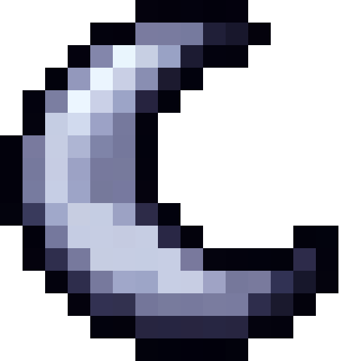 Crescent Moon — a Minecraft Item (2D) made with resourcepack.ai