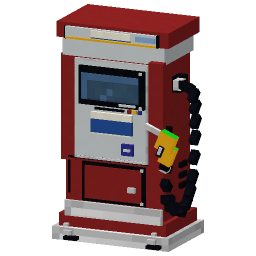 Petrol Pump — a red Minecraft Model made with resourcepack.ai