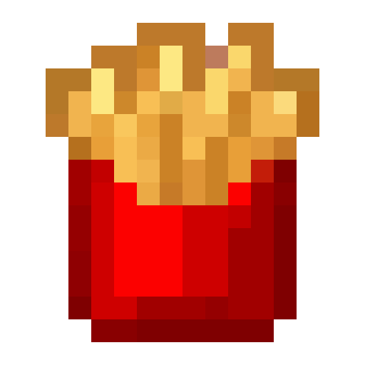 French Fries — a food Minecraft Icon made with resourcepack.ai