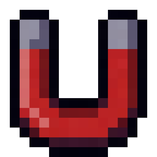 Magnet — a Minecraft Item (2D) made with resourcepack.ai