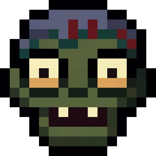 Zombie Face — a Minecraft Icon made with resourcepack.ai