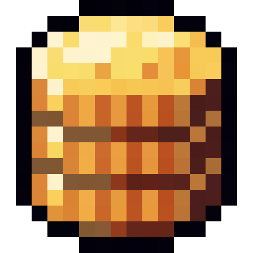 Gold Coin Stack — a Minecraft Item (2D) made with resourcepack.ai
