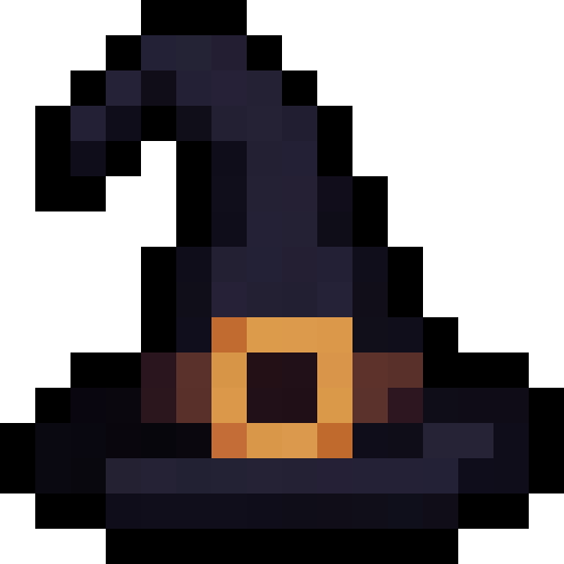 Witch Hat — a hat Minecraft Item (2D) made with resourcepack.ai
