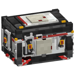 Biohazard Containment Chest — a industrial Minecraft Model made with resourcepack.ai
