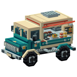 Street Food Truck — a Minecraft Model made with resourcepack.ai