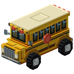 Yellow School Bus — a Minecraft Model made with resourcepack.ai