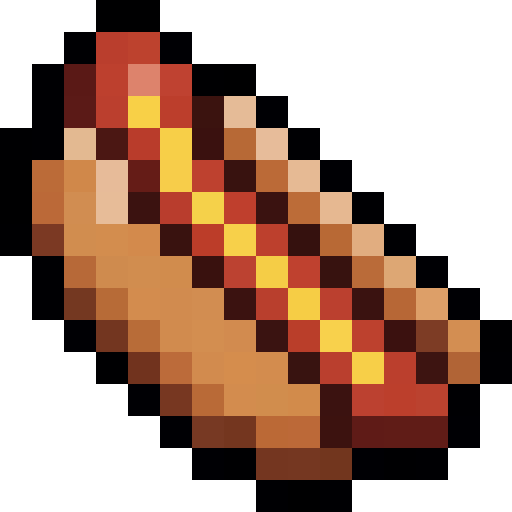Hot Dog — a Minecraft Item (2D) made with resourcepack.ai