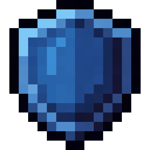 Blue Shield Icon — a Minecraft Icon made with resourcepack.ai