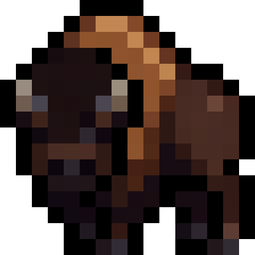 American Bison — a Minecraft Item (2D) made with resourcepack.ai